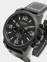 Черный мужские наручные часы Curren 8314 в подарочной упаковке