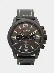 Черный мужские наручные часы Curren 8314 в подарочной упаковке