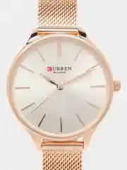 Розовый женские наручные часы Curren 9024 в подарочной упаковке