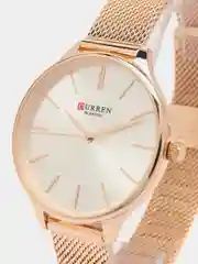 Розовый женские наручные часы Curren 9024 в подарочной упаковке