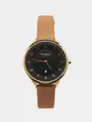 Карамельный женские наручные часы Curren 9035 c календарём в подарочной упаковке
