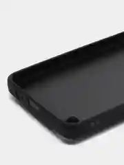 Темно-синий чехол Realme C31 / Реалми С31, силиконовый, под кожу, с кольцом