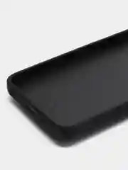 Темно-синий чехол для Realme C35 / Реалми С35, силиконовый, под кожу, с кольцом