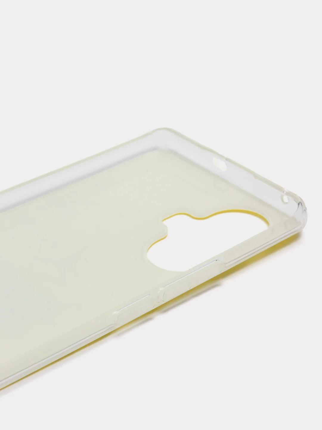 Желтый чехол Realme 10 Pro Plus (Реалми 10 Про Плюс), силиконовый, с рисунком