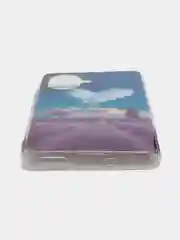 Лавандовый чехол Realme 10 Pro Plus (Реалми 10 Про Плюс), силиконовый, с рисунком