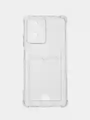 Прозрачный чехол Xiaomi Redmi Note 12 Pro+ 5G, Note 12 Pro 5G Редми Нот 12 Про+ с карманом для карты
