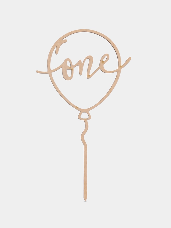 Топпер "One шар" для торта
