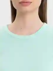 Мятный костюм женский, лапша, в рубчик