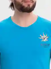 Голубой футболка мужская