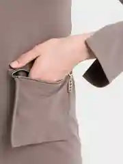 Бежевый меланж платье женское