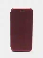 Багровый чехол-книжка Huawei Honor 9A, 9C, P40 Lite E, 9S, Y5P, Y6 2019, 8A, P30 Lite
