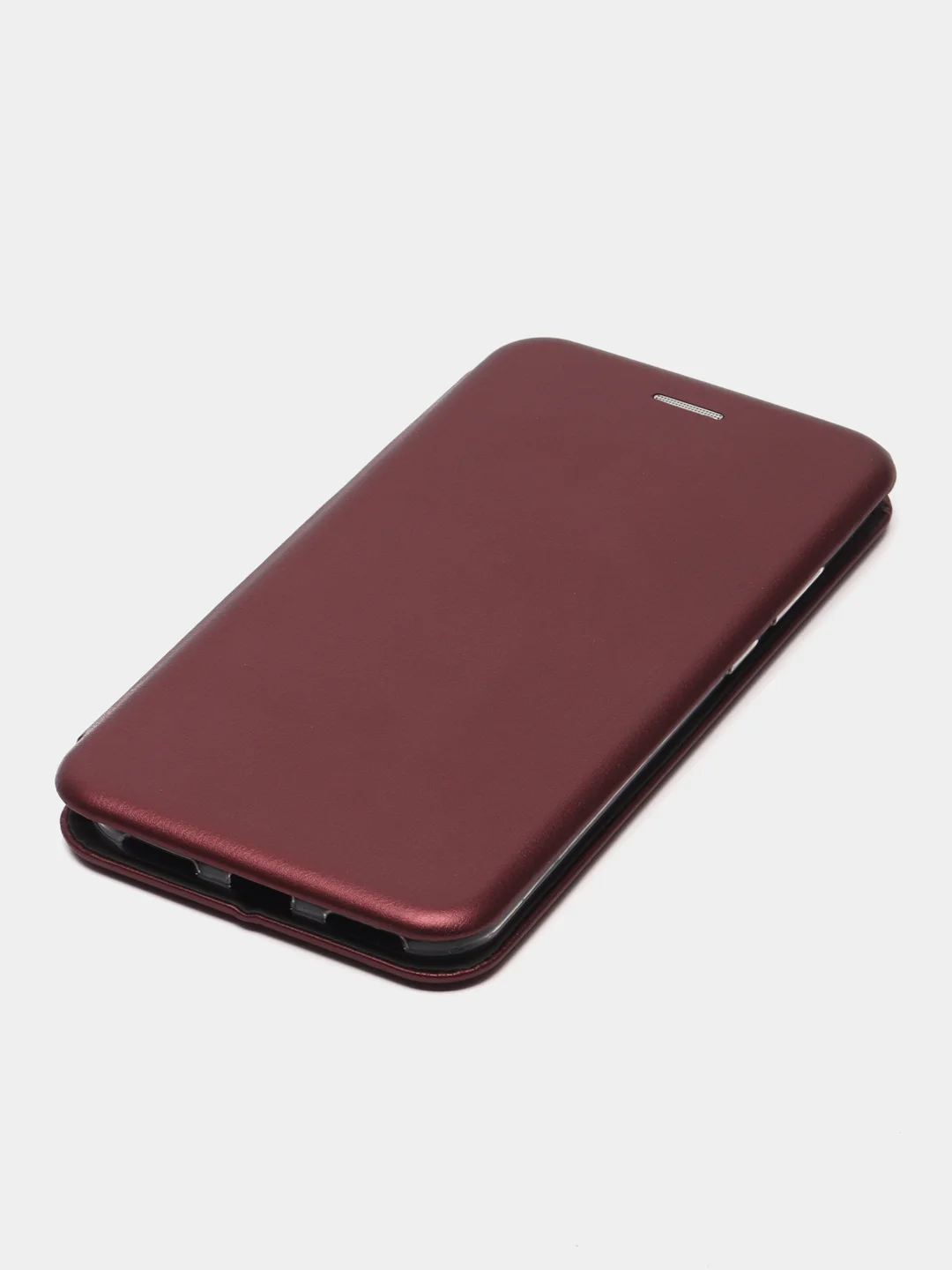 Багровый чехол-книжка Huawei Honor 9A, 9C, P40 Lite E, 9S, Y5P, Y6 2019, 8A, P30 Lite