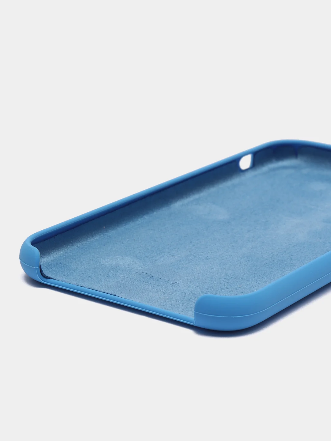 Голубой чехол Silicone Case для iPhone 11