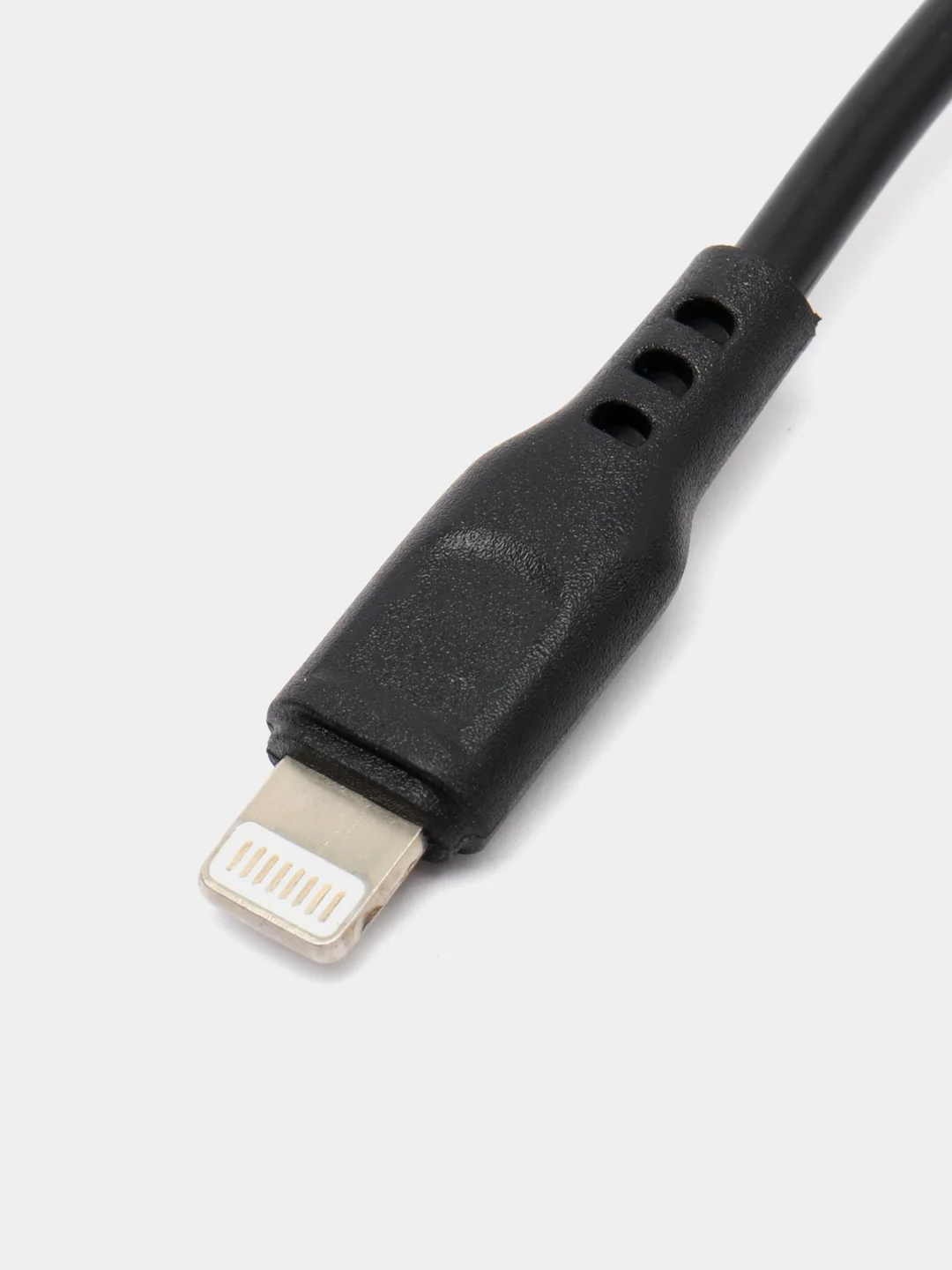 Черный кабель USB для зарядки, Lightning, Type-C, Micro, 2 м