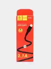 Черный кабель USB для зарядки, Lightning, Type-C, Micro, 2 м