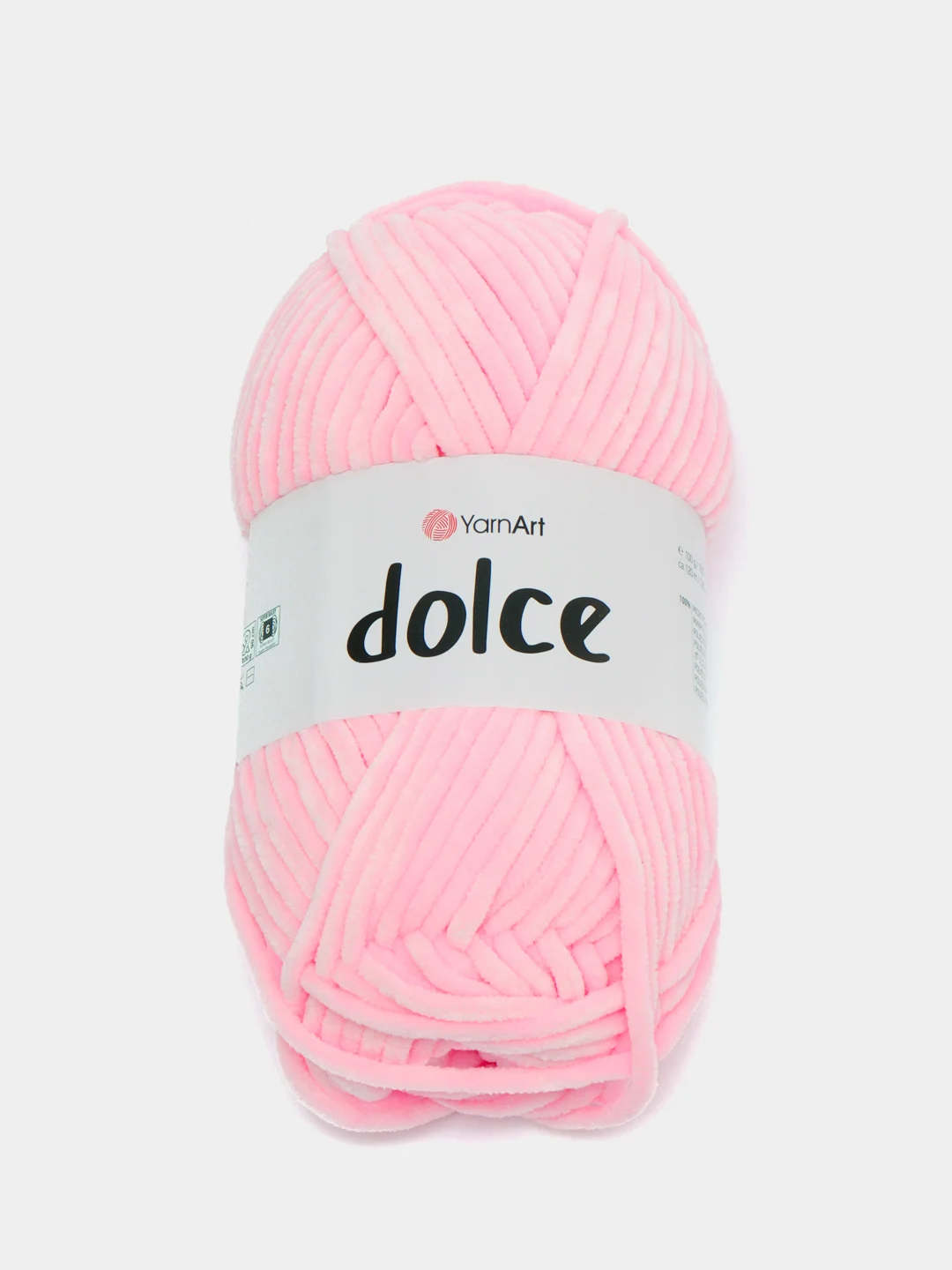 Прозрачный пряжа плюшевая YarnArt Dolce (ЯрнАрт Дольче)