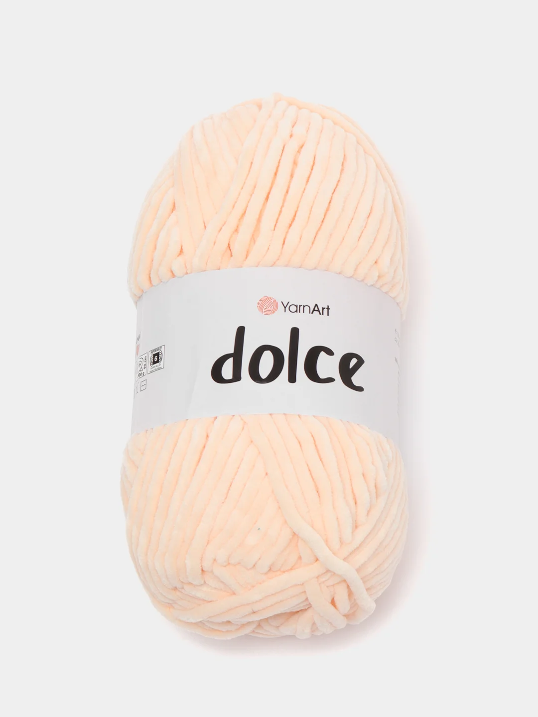 Коралловый меланж пряжа плюшевая YarnArt Dolce (ЯрнАрт Дольче)