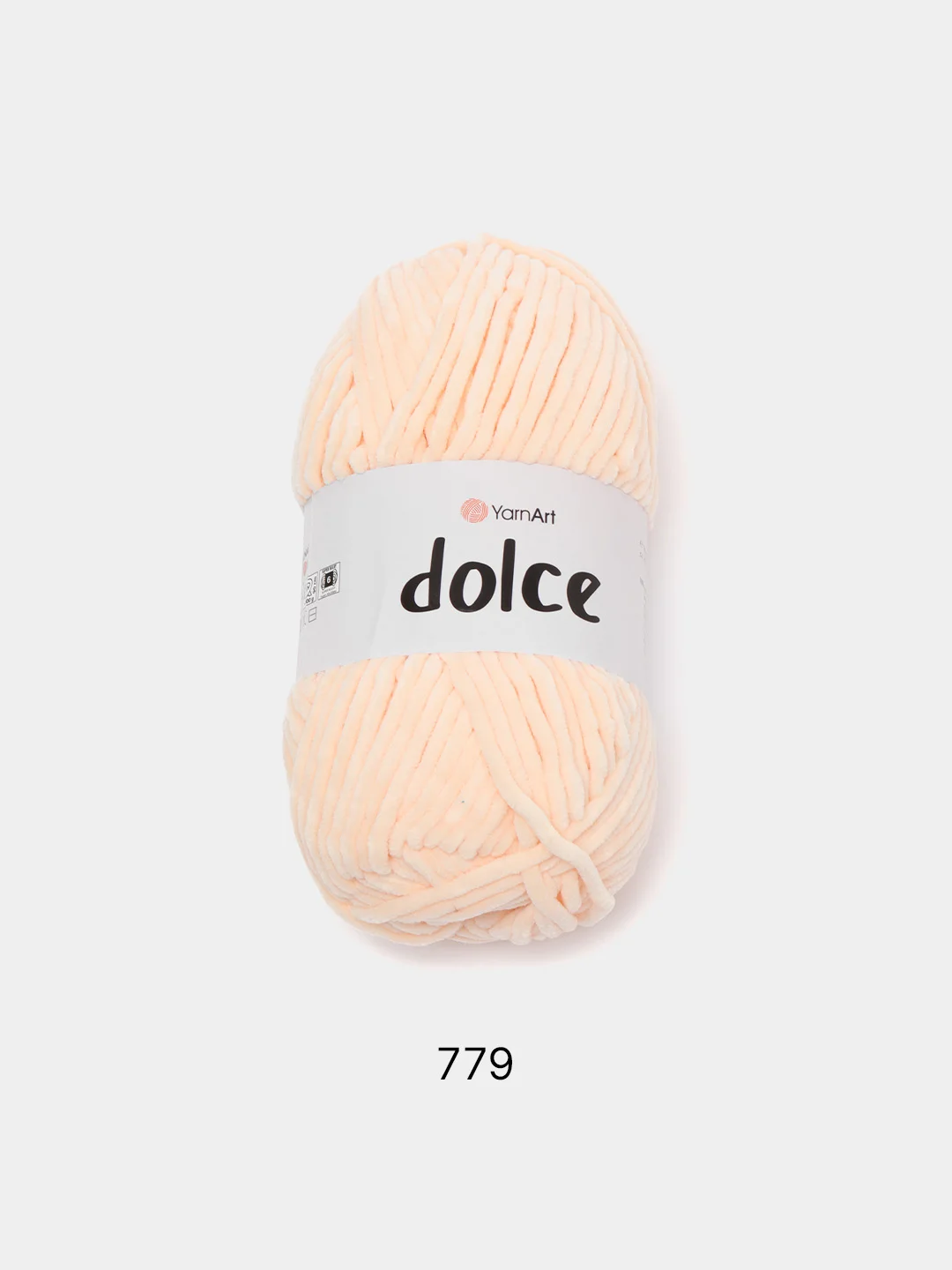 Коралловый меланж пряжа плюшевая YarnArt Dolce (ЯрнАрт Дольче)