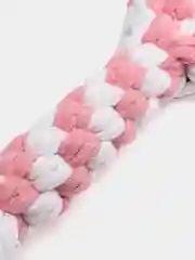 Розовый жевательная игрушка для собак и кошек, веровочная игрушка