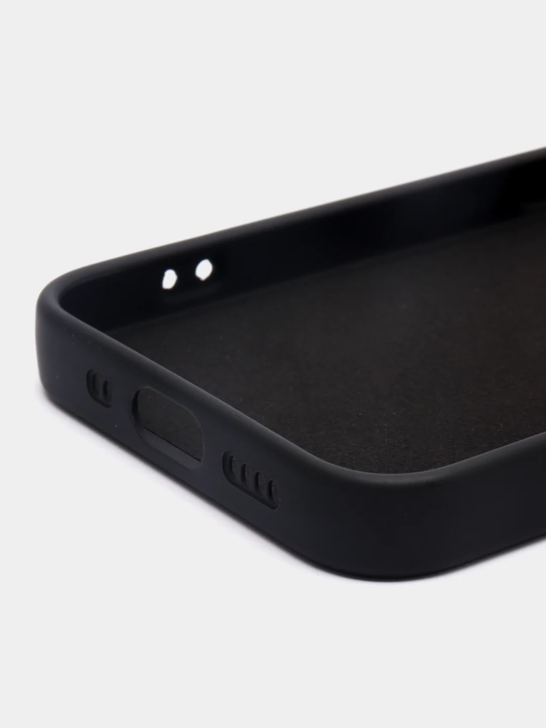 Черный силиконовый чехол для iPhone 13 Mini
