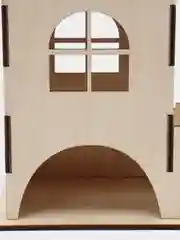 Чайный домик из дерева с крышкой, башня с забором
