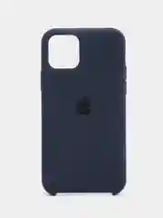 Синий меланж чехол Silicone Case для iPhone 11 Pro