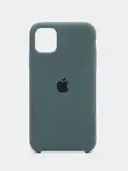 Тёмно-зелёный чехол Silicone Case для iPhone 11