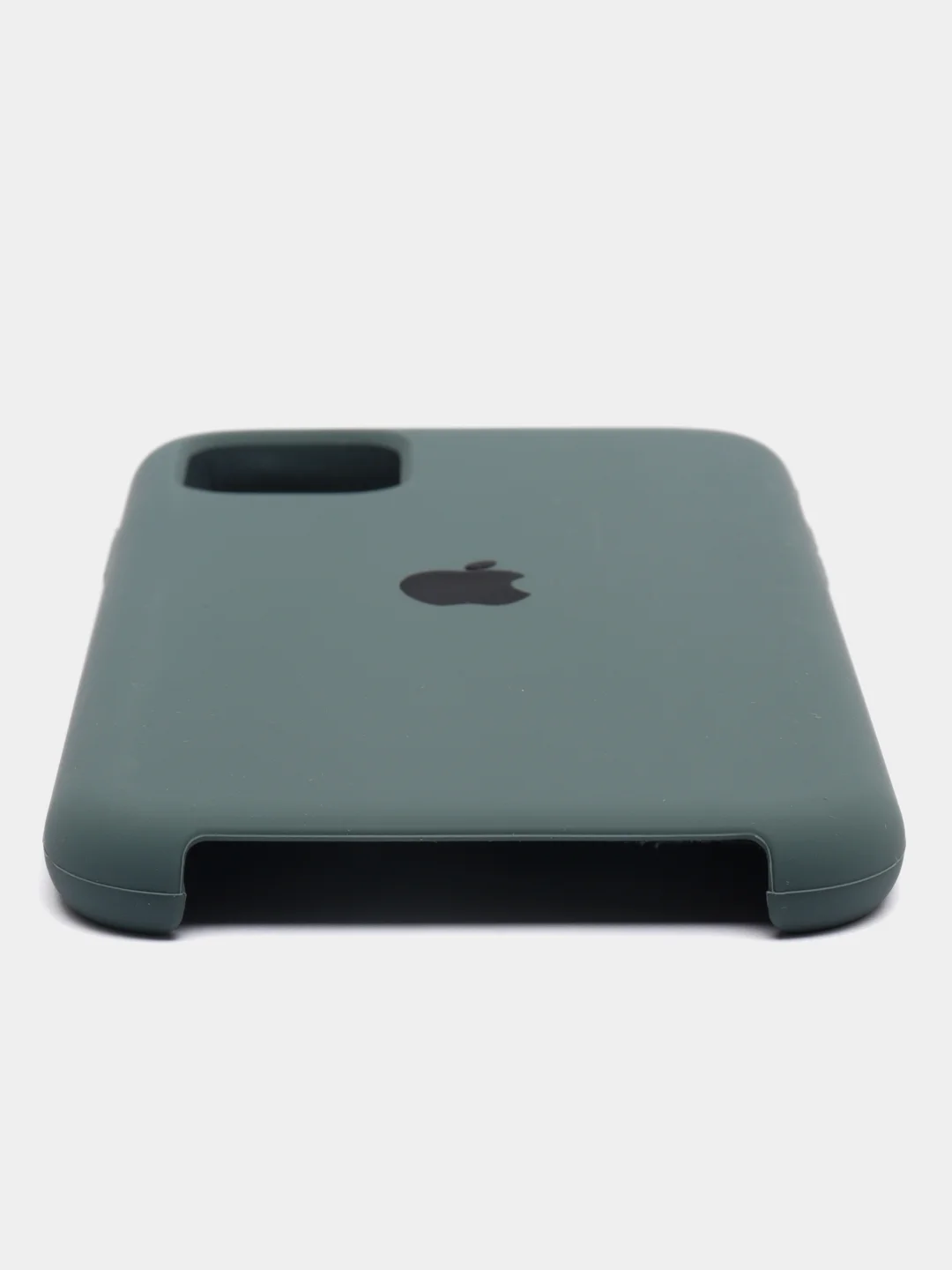 Тёмно-зелёный чехол Silicone Case для iPhone 11