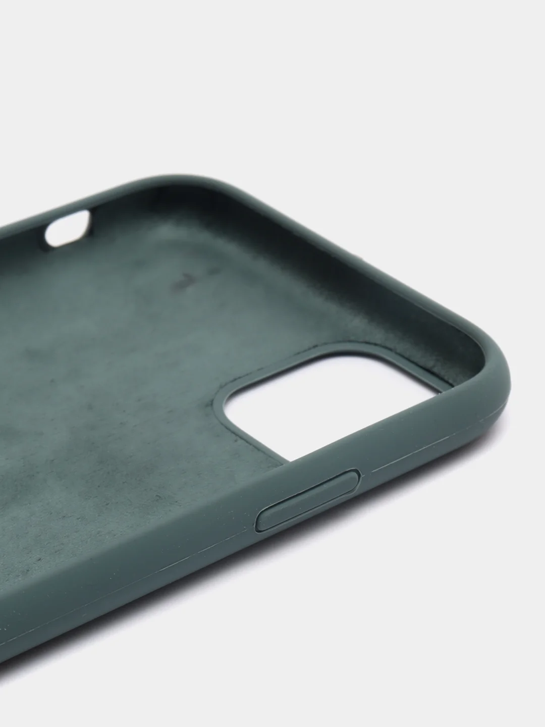 Тёмно-зелёный чехол Silicone Case для iPhone 11