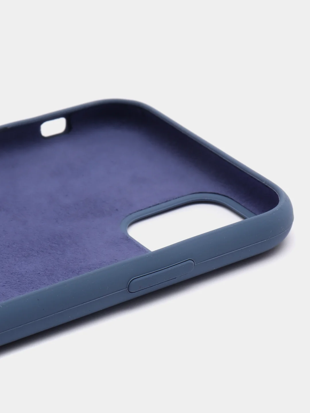 Серый меланж чехол Silicone Case для iPhone 11