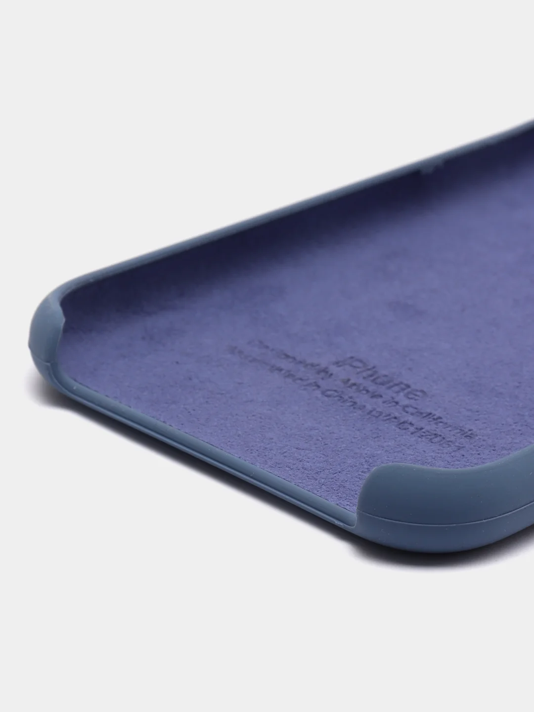 Серый меланж чехол Silicone Case для iPhone 11