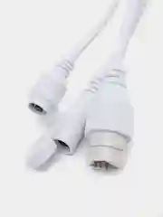 Белый камера видеонаблюдения уличная с сигнализацией, с поддержкой Wi-Fi
