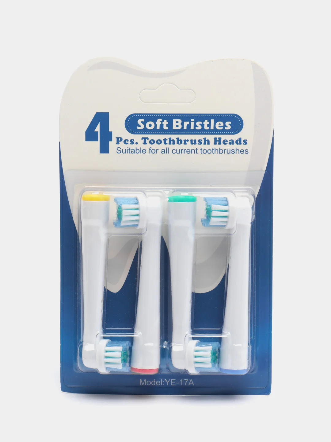 Белый сменные насадки для электрической зубной щетки Oral-B, 4 штуки
