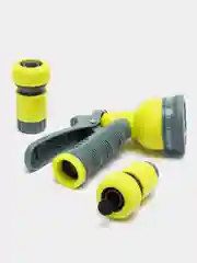 INBLOOM набор для полива, распылитель 8 режимов + 2 коннектора, 3/4", соединитель штуцерный, пластик