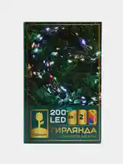 INBLOOM гирлянда-нить, росы на солнечной батарее, 20 м, 200LED, шампань, 2 режима, 2V120mA, 1.2V1000mAh