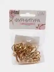 Светло-оранжевый карабин металлический для сумки, цепочка с карабином