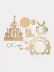 Белый подставка пасхальная для яиц