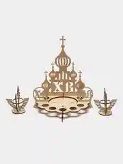 Белый подставка пасхальная для яиц