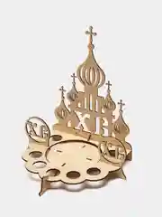 Белый подставка пасхальная для яиц