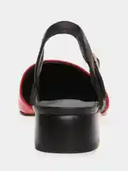 Красный босоножки из натуральной кожи El Tempo