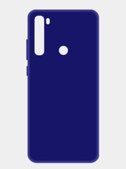 Чехол пластиковый для Xiaomi Redmi Note 8T, накладка, бампер синий LuxCase
