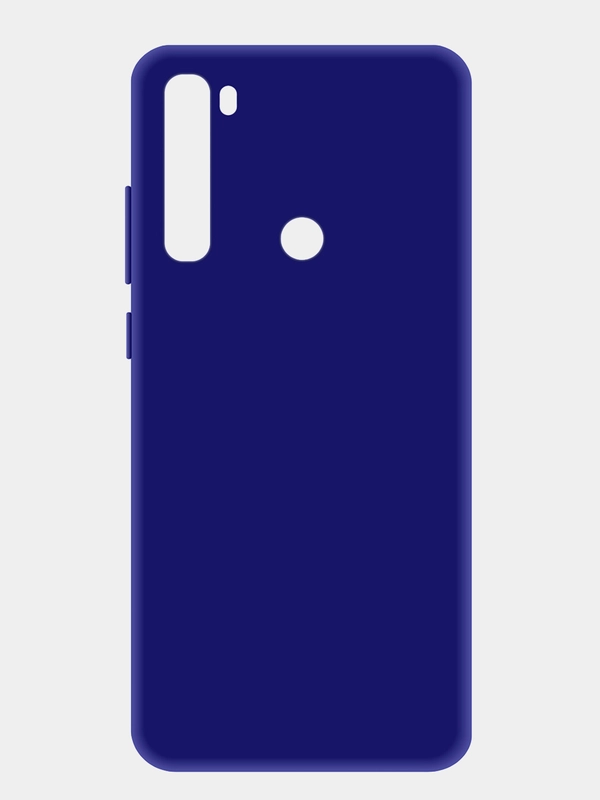 Чехол пластиковый для Xiaomi Redmi Note 8T, накладка, бампер синий LuxCase