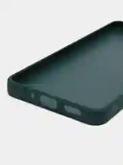 Тёмно-зелёный чехол для Samsung Galaxy A33 / Самсунг Галакси А33, пластиковый, глянцевый, под стекло