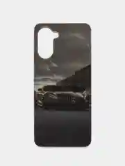 Хаки чехол для Realme 10 Pro (Реалми 10 Про), силиконовый, с рисунком