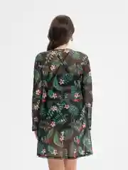 Белый купальник раздельный, с парео