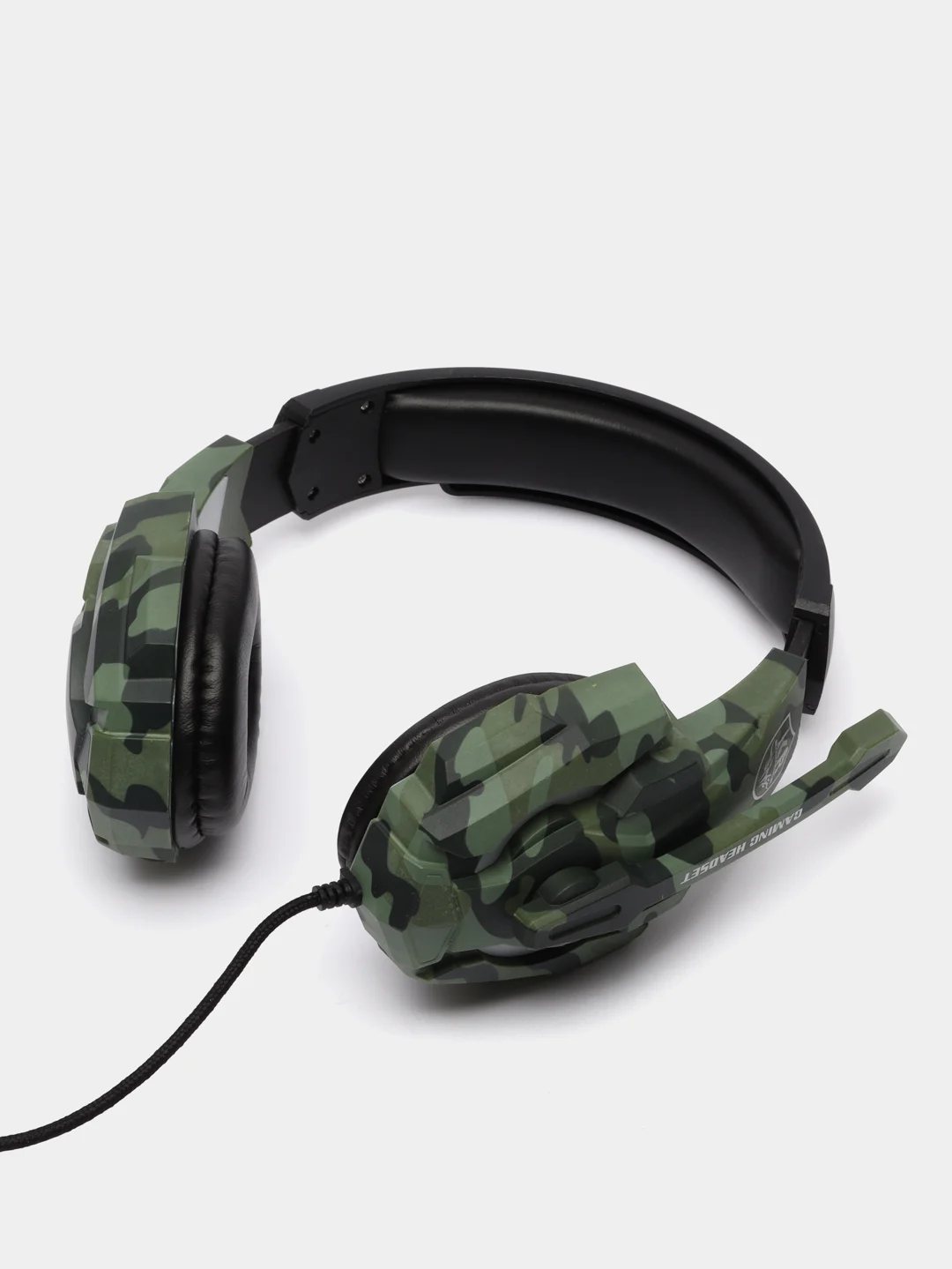 Зеленый игровые наушники Gaming Headset RGB Light R9600