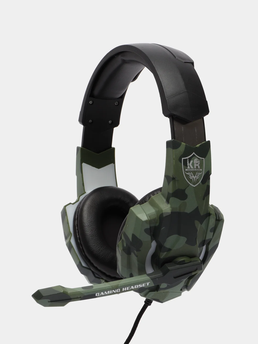 Зеленый игровые наушники Gaming Headset RGB Light R9600