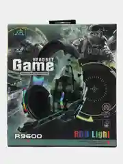 Зеленый игровые наушники Gaming Headset RGB Light R9600