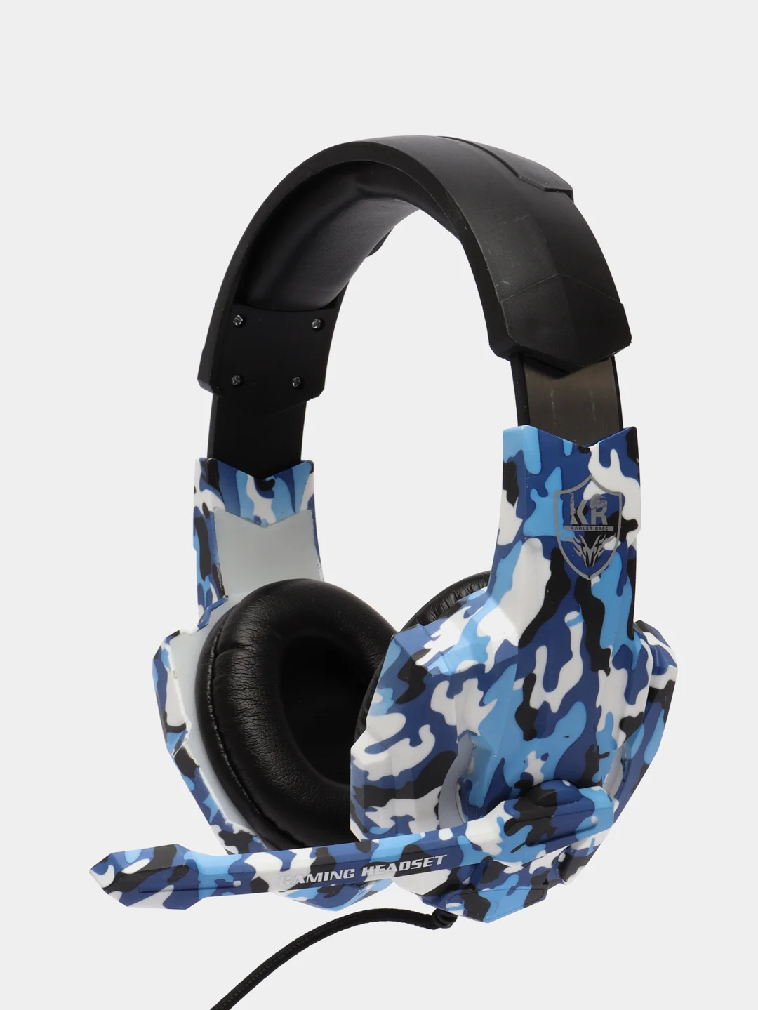 Синий игровые наушники Gaming Headset RGB Light R9600