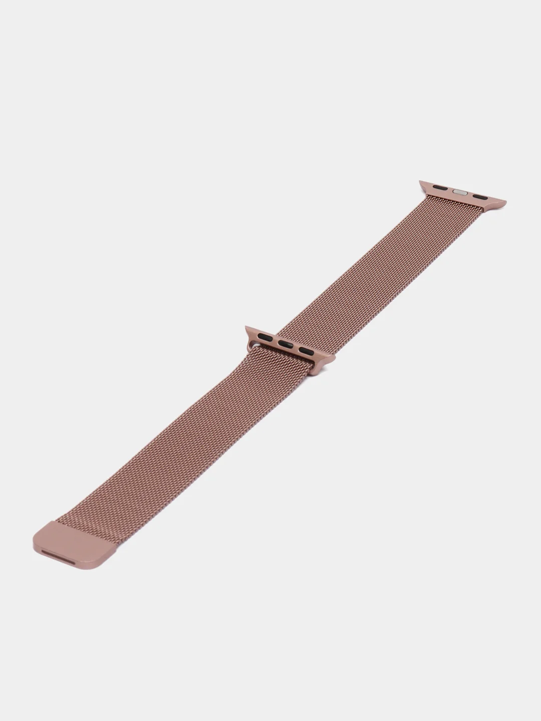 Розовый металлический стальной ремешок браслет для Apple Watch 38/40 mm, Миланская петля